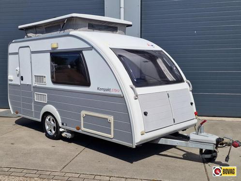 Kip Kompakt 37 EKV incl Bovag beurt/garantie, Caravans en Kamperen, Caravans, Bedrijf, tot en met 2, 500 - 750 kg, Standaardzit