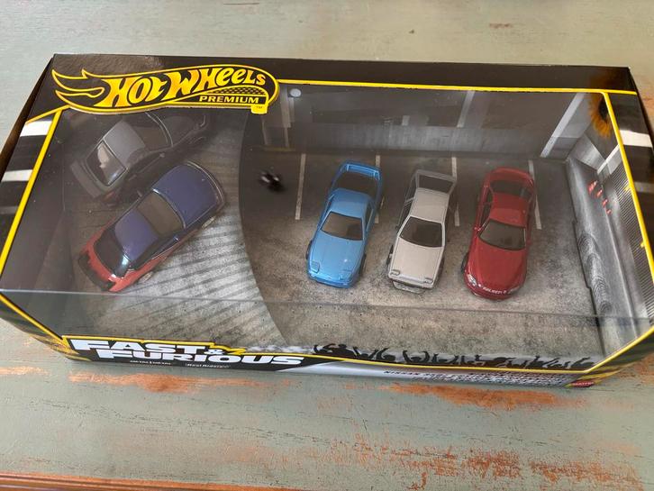 Hot Wheels Premium Diorama Tokyo Drift fast & Furious, Hobby en Vrije tijd, Modelauto's | Overige schalen, Nieuw, Auto, Ophalen of Verzenden