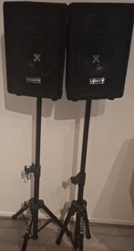 Speakers 250 watt met standaard, Audio, Tv en Foto, Luidsprekers, Overige merken, Ophalen of Verzenden, Zo goed als nieuw, 120 watt of meer