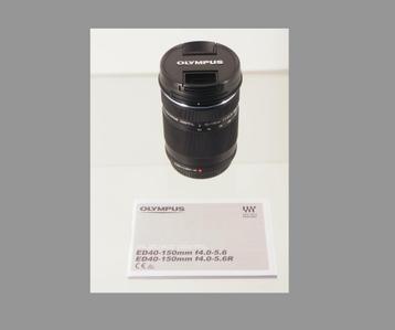 Zwarte Olympus 40-150mm R ED MSC 4-5.6 mft telelens beschikbaar voor biedingen