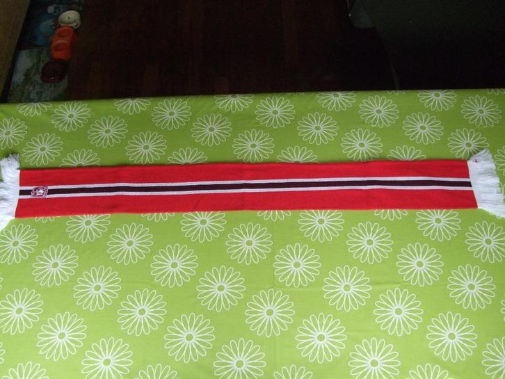 FC Twente sjaal - banen met logo, Verzamelen, Sportartikelen en Voetbal, Zo goed als nieuw, Vaantje of Sjaal, F.C. Twente, Ophalen of Verzenden