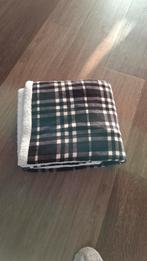 2 Zwart Wit Geruite Plaids 120x140, Huis en Inrichting, Ophalen of Verzenden, Zo goed als nieuw