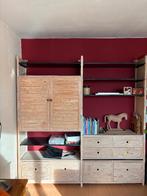 houten systeem wandrek, Huis en Inrichting, Ophalen, Gebruikt