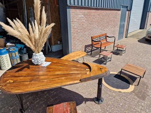 Eettafel zwaardtafel zijzwaard nautisch industrieel, Watersport en Boten, Bootonderdelen, Zo goed als nieuw, Zeilboot of Motorboot