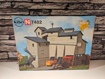 Kibri fabrieksgebouw schotterwerk N spoor trein 1:160 beschikbaar voor biedingen