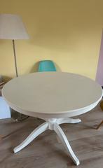 Ikea eettafel ingatorp 110/155, Huis en Inrichting, Tafels | Eettafels, Ophalen of Verzenden, Gebruikt, Rond, 100 tot 150 cm