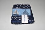 Keukendoeken Boot Bunzlau Castle, Info@detagrijn.com, Blauw, Overige typen, Nieuw