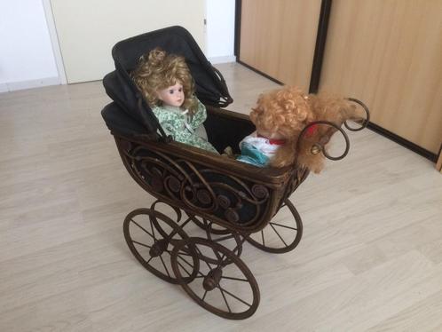 RUILEN: prachtige oude poppewagen kinderwagen antiek, Antiek en Kunst, Antiek | Speelgoed, Ophalen