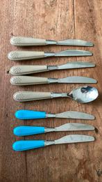 8 Lief bestek delen 4 grote en 3 kleine messen en 1 lepel, Ophalen of Verzenden