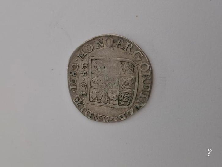 30st zeelandia 1682, Postzegels en Munten, Munten | Europa | Niet-Euromunten, Overige landen, Ophalen of Verzenden