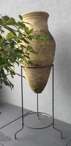 Antieke unieke terracotta vazen/standaard 70cm diverse, Huis en Inrichting, Woonaccessoires | Vazen, Gebruikt, Overige kleuren