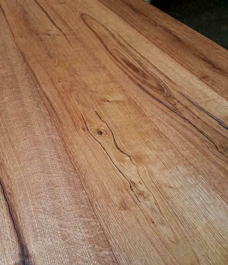 Verouderd eiken vloerdelen 26 cm breed Naturel geolied., Huis en Inrichting, Stoffering | Vloerbedekking, Nieuw, Parket, Ophalen of Verzenden