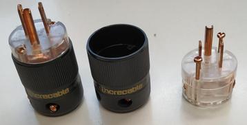 Te Koop: 2 nieuwe US power plugs, 125 Volt / 15 Ampere. beschikbaar voor biedingen
