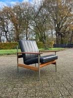 Sven Ivar Dysthe Dokka mobler vintage design fauteuil noors, Ophalen, Gebruikt, Leer