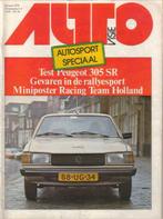 Autovisie 6 1978 : Peugeot 305 SR - Vauxhall Cavalier - BMW, Ophalen of Verzenden, Gelezen, Algemeen