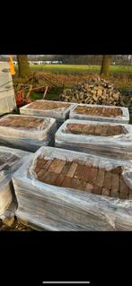 Klinkers gebakken klinkers dikformaat rood, Tuin en Terras, Grind, Keien en Split, Ophalen, Gebruikt, Rood, Overige typen