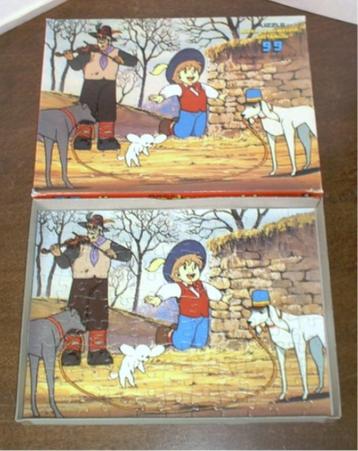 2 legpuzzels Alleen op de wereld (Hector Malot Sans Famille beschikbaar voor biedingen