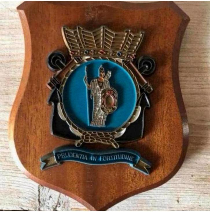 Marine Wapenschild SBO, Verzamelen, Militaria | Algemeen, Marine, Embleem of Badge, Verzenden