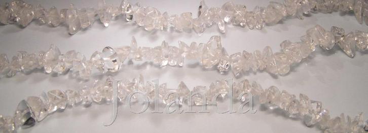 0702 Chips Transparante Edelstenen Kralen Ketting (10 mm), Hobby en Vrije tijd, Kralen en Sieraden maken, Nieuw, Kraal, Verzenden