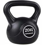 Kettlebell | Zwart | 20 kg, Sport en Fitness, Fitnessmaterialen, Ophalen, Zo goed als nieuw, Benen, Kettlebell