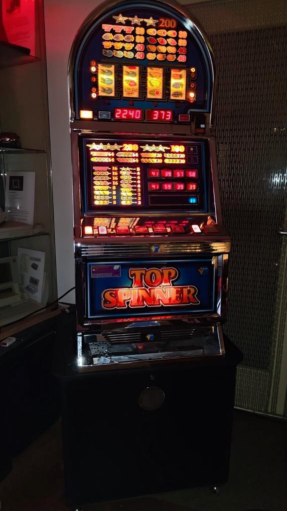 gokkast Top Spinner Casino, Verzamelen, Automaten | Gokkasten en Fruitautomaten, Gebruikt, Euro, Met sleutels, Ophalen