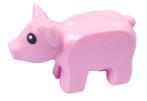Lego Dieren Varken Big Piglet with Black Eyes and White Pupi, Ophalen of Verzenden, Nieuw, Losse stenen, Lego