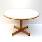 4x Ronde vintage design eettafel tafel jaren '60 '70 retro, Verzenden, Gebruikt, Rechthoekig, 50 tot 100 cm
