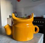 Bloempot hangpot hangbloempot vintage geel, Ophalen of Verzenden, Huis en Inrichting