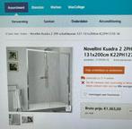 Novellini kuadra 2 2ph douche want met deur, Ophalen of Verzenden, Nieuw