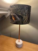 Tafellamp met marmeren voet, Ophalen, Gebruikt, Metaal, 50 tot 75 cm