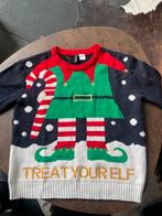 H&M Kersttrui XS - Treat Yourself, Kleding | Dames, Truien en Vesten, H&M, Blauw, Ophalen of Verzenden, Zo goed als nieuw
