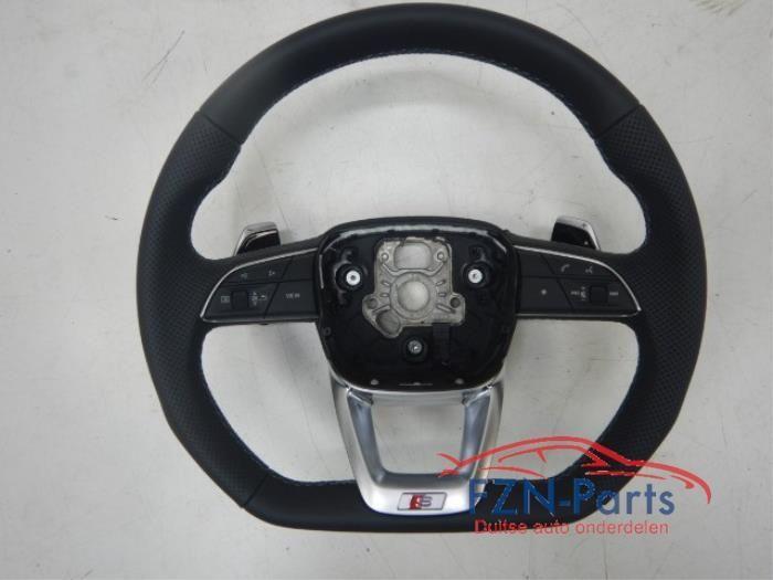 Audi Q7 4M S-Line Stuur MF+F1+VIEW Wit stiksel, Auto-onderdelen, Besturing, Gebruikt, Ophalen