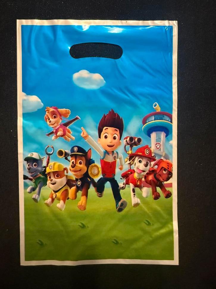 Paw Patrol traktatie zakje / uitdeel tasje, Hobby en Vrije tijd, Feestartikelen, Nieuw, Feestartikel, Verjaardag, Verzenden