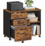 Archiefkast op wielen met 3 lades en 2 planken, Ophalen, Nieuw