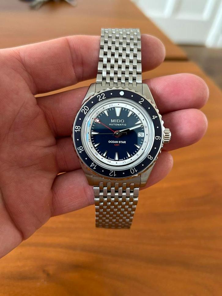 Mido Ocean Star GMT Special Edition, Sieraden, Tassen en Uiterlijk, Horloges | Dames, Zo goed als nieuw, Polshorloge, Overige merken