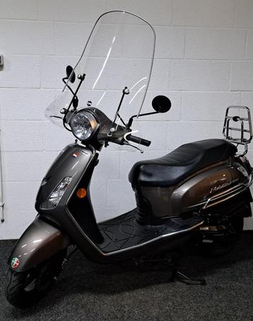 Sym Fiddle II antraciet kleurige bromscooter beschikbaar voor biedingen