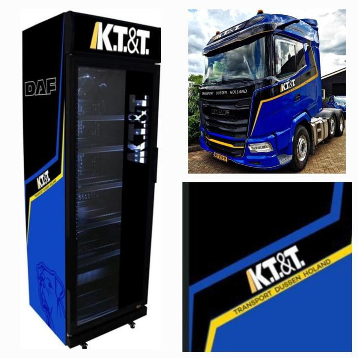 DAF  ''BlackLine'' koelkast met reclame ''De Kornschuur'', Zakelijke goederen, Horeca | Keukenapparatuur, Koelen en Vriezen, Nieuw in verpakking