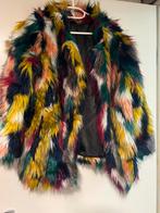 kleurrijk bontjasje, Kleding | Dames, Ophalen of Verzenden, Zo goed als nieuw, Maat 38/40 (M), Carnaval