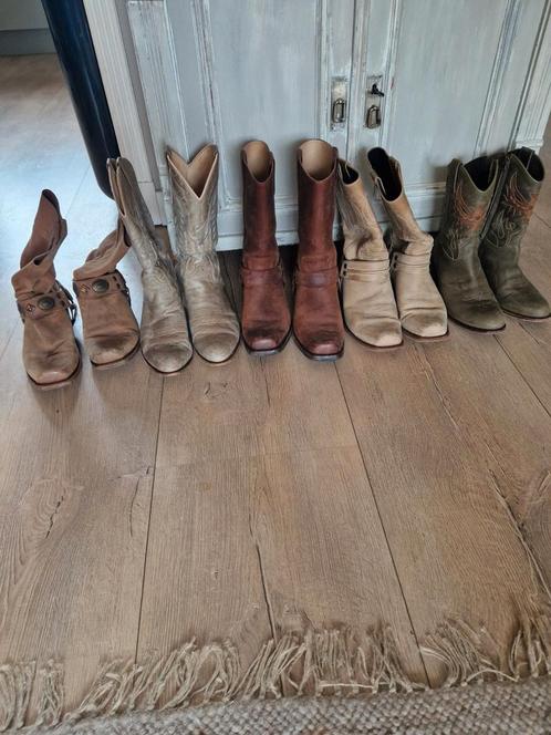 2x Sendra laarzen, maat 42., Kleding | Dames, Schoenen, Zo goed als nieuw, Groen, Verzenden