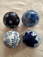 Deco ballen  blauw / wit, Ophalen of Verzenden
