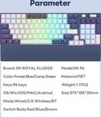 Royal Kludge RK96 Mechanisch Toetsenbord - Wit, Computers en Software, Theodoor Colenbranderhof 9, 3059LC Rotterdam, Nederland