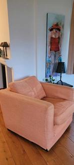 Linteloo Happy Living fauteuil koraal, Huis en Inrichting, Ophalen, Gebruikt, 75 tot 100 cm, 50 tot 75 cm