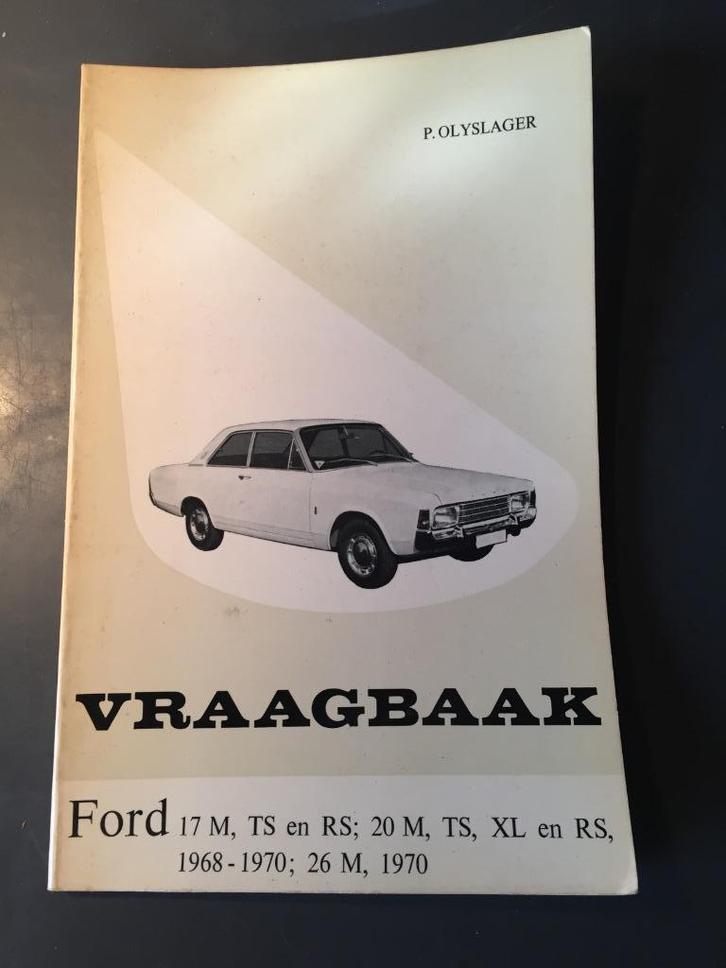 Vraagbaak Ford 17M _ 20M _ 26M 1968/1970, Auto diversen, Handleidingen en Instructieboekjes, Ophalen