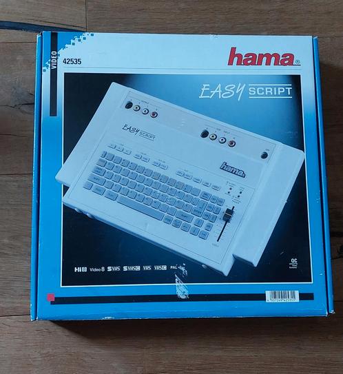 Hama EASY SCRIPT tekst‑editor/video‑scripthulp, Computers en Software, Overige Computers en Software, Nieuw, Ophalen of Verzenden