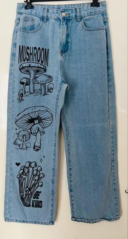 Romwe spijkerbroek maat 40, Kleding | Dames, Spijkerbroeken en Jeans, Zo goed als nieuw, W30 - W32 (confectie 38/40), Blauw, Ophalen of Verzenden