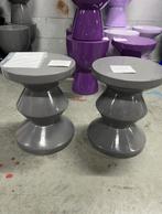 POLSPOTTEN Zig Zag bijzettafel Grijs | Van €350, nu, Huis en Inrichting, Tafels | Bijzettafels, 45 tot 60 cm, Minder dan 55 cm