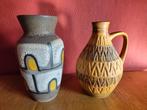 * vaas; mooi bruin vaasje met oor van West Germany, Antiek en Kunst, Antiek | Vazen, Ophalen of Verzenden