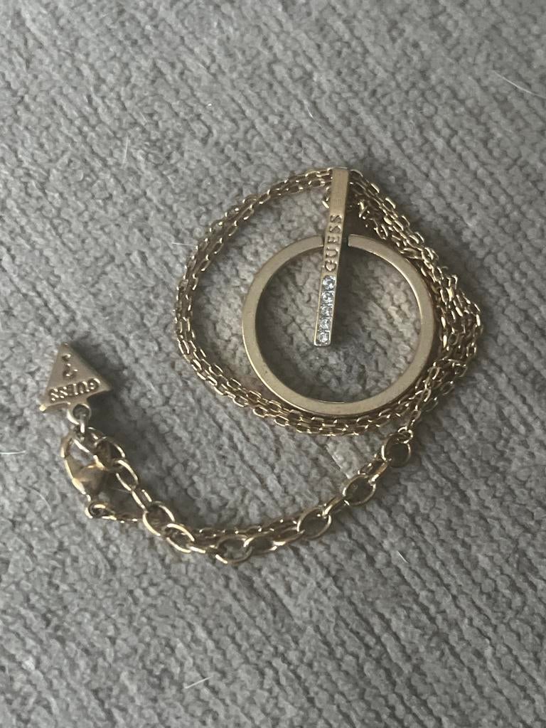 Guess vrouwen ketting, Ophalen, Zo goed als nieuw, Zilver, Overige materialen