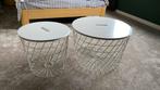 Ikea bijzettafel 2 stuks, Ophalen, Minder dan 55 cm, Gebruikt, Rond