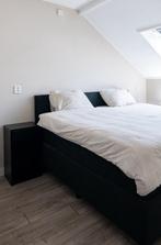 Twee Nachtkastjes /Bijzettafels -Zwart, Ophalen, Minder dan 45 cm, 55 tot 70 cm, Zo goed als nieuw